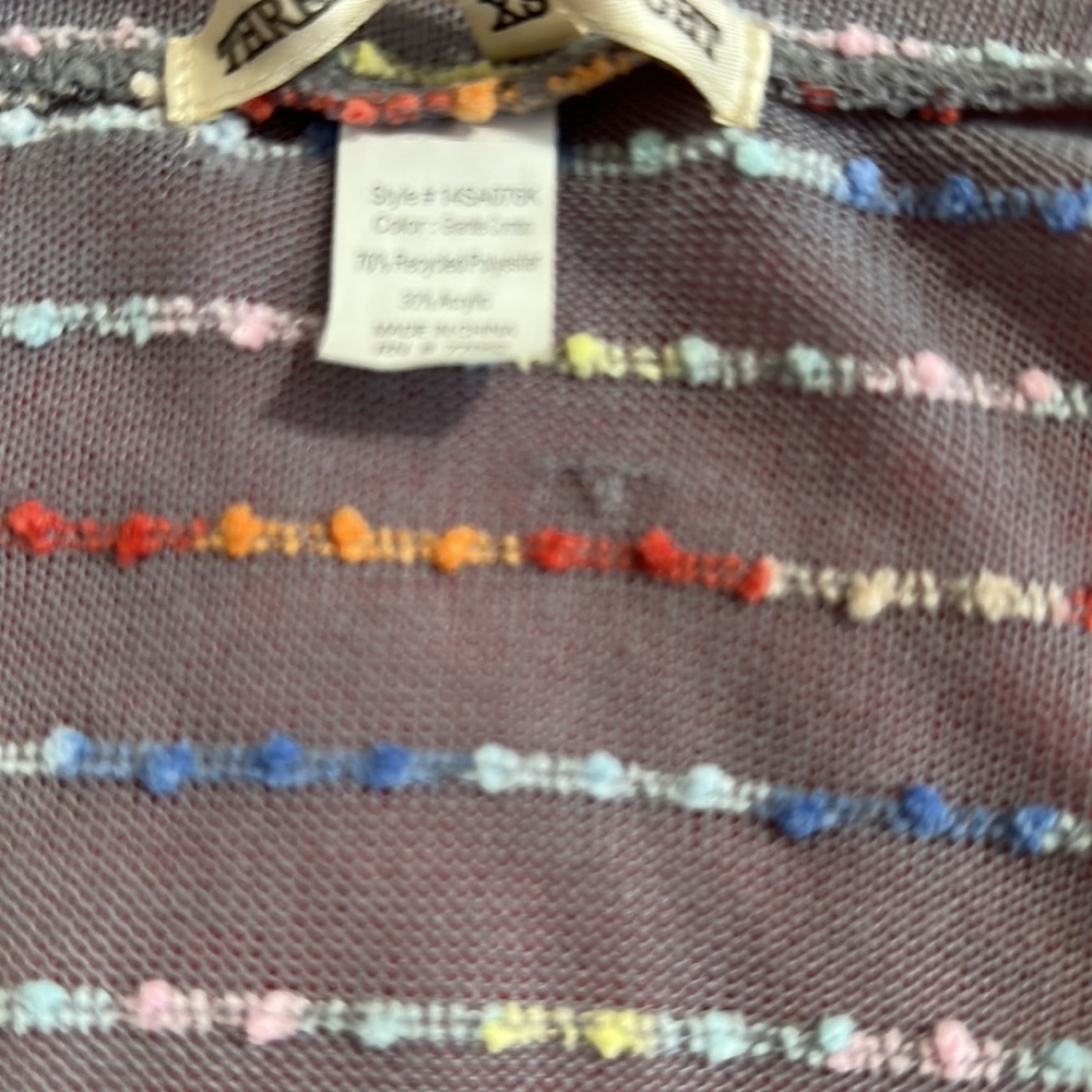 Threads. 4 Thought Xs Gray W / Multi Colored Top … - image 7